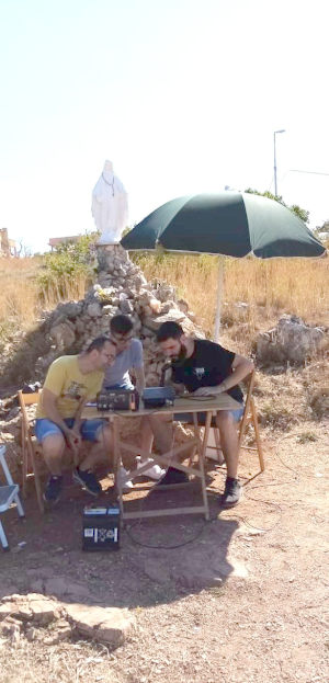 La prima attivazione aoutdoor del gruppo RPS dalla collina di S. Ermete