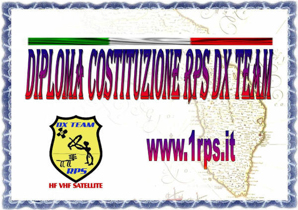 Primo diploma RPS DX TEAM